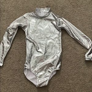 Metallic body suit